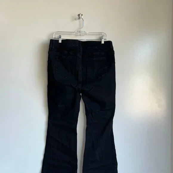 TORRID Bombshell Flare Leg Premium Stretch Black Jeans Size 14S - Picture 4 of 13